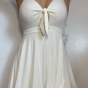 White urban outfitters mini dress; new with tags